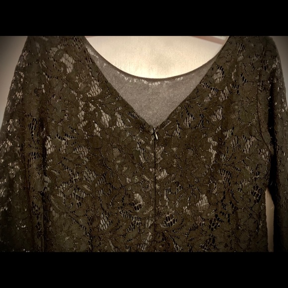 🖤NWT Beautiful Black Lace LS Dress - Picture 5 of 5